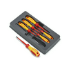 Csavarhúzó készlet PH0/PH1/PH2/PZ0/PZ1/PZ02 1000V 6-darabos 1000V KNIPEX
