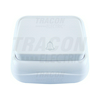 Csengőnyomó N101 betét komplett házban 1- 1z fehér csengő IP20 falonkívüli műanyag TRACON