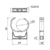 Csőbilincs StarQuick 48-55mm-csőátmérőhöz műanyag zárt 1db csőhöz szürke SQ-51 LGR 2147326 OBO-BETTERMANN