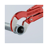 Csőfogó S-alakú pofa 680mm piros 120mm-befogás KNIPEX