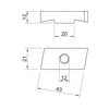 Csúszóanya 43X21x12mm MS5030-profilsínhez acél 12 MS50SN M12 ZL OBO-BETTERMANN