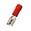 Csúszósaru 18,7mm hüvely részlegesen szigetelt piros lapos 2.8x0.8mm réz LIF 1,5F288 R Weidmüller