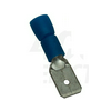 Csúszósaru 18,9mm dugó részlegesen szigetelt 32A kék lapos 4,8x0,5 mm réz 1,5-4mm2 TRACON