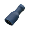 Csúszósaru 20,2mm hüvely teljesen szigetelt kék lapos 4,8x0,5 mm sárgaréz 1.5-2,5mm2 Haupa
