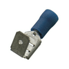 Csúszósaru 22,2mm elágazó hüvely részlegesen szigetelt kék lapos 6,3x0,8 mm sárgaréz Haupa
