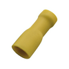 Csúszósaru 24,2mm hüvely teljesen szigetelt sárga lapos 6,3x0,8 mm sárgaréz 4-6,0mm2 Haupa