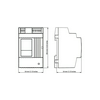 DC tápegység 85-264VAC-be 120-373VDC-be 22.8-26.4VDC-ki 1.3A-ki  stabilizált 3-modul WAGO