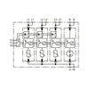 Túlfeszültség-korlátozó DEHNguard C 3P+N T2 TN-S 230V/AC 4M +távjelző érintkező DG MD TNS ACI 275 FM DEHN