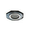 Dekorációs keret max. 35W MR16/PAR16 fényforráshoz IP20 fekete üveg 98mm MORTA OCT-B KANLUX