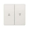 Delta Style billentyű kettős kapcs/nyg.-hoz platina 0 és 1 szám-jel IP20 műanyag 5TE SIEMENS