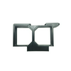 DIN-sín adapter 2db EM fogyasztásmérőhöz 100x59x17,5mm fekete  SHE25-DUP Shelly