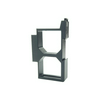 DIN-sín adapter 2db EM fogyasztásmérőhöz 100x59x17,5mm fekete  SHE25-DUP Shelly