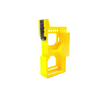 DIN-sín adapter 2db RGBW2 reléhez 100x59x17,5mm sárga  RGBW2-DUP Shelly
