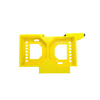 DIN-sín adapter 2db RGBW2 reléhez 100x59x17,5mm sárga  RGBW2-DUP Shelly