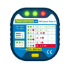 Dugalj teszter 2P+F +FI-teszt 2P-ellenőrzés 220-250V LED-kijelzés PAN Socket-Tester FI Pancontrol