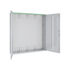 Szekrény fali teli ajtós acél 1100mm x 1050mm x 210mm IP44 fehér Easy PrismaSeT XL Schneider