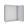 Szekrény fali teli ajtós acél 1250mm x 1050mm x 210mm IP44 fehér Easy PrismaSeT XL Schneider