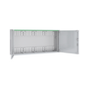Szekrény fali teli ajtós acél 500mm x 1050mm x 210mm IP44 fehér 2ajtó Easy PrismaSeT XL Schneider