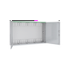 Szekrény fali teli ajtós acél 650mm x 1050mm x 210mm IP44 fehér 2ajtó Easy PrismaSeT XL Schneider