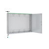 Szekrény fali teli ajtós acél 800mm x 1050mm x 210mm IP44 fehér 2ajtó Easy PrismaSeT XL Schneider