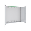 Szekrény fali teli ajtós acél 1250mm x 1300mm x 210mm IP44 fehér Easy PrismaSeT XL Schneider