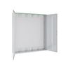 Szekrény fali teli ajtós acél 1400mm x 1300mm x 210mm IP44 fehér Easy PrismaSeT XL Schneider