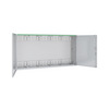 Szekrény fali teli ajtós acél 650mm x 1300mm x 210mm IP44 fehér 2ajtó Easy PrismaSeT XL Schneider