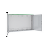 Szekrény fali teli ajtós acél 800mm x 1300mm x 210mm IP44 fehér 2ajtó Easy PrismaSeT XL Schneider