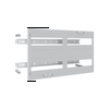 Beépítőkészlet sorolható készüléknek műa.homloklap 2x24M 500x300mm Easy PrismaSeT XL Schneider