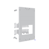 Beépítőkészlet álló INSkapcsolóhoz homloklappal 3P 630A 250x450mm Easy PrismaSeT XL Schneider