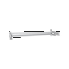 Kábelrögzítő profilsín állítható mélységű oszlopra 494mm x 59mm x fém Easy PrismaSeT XL Schneider