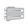 Beépítőkészlet sorolható készüléknek műa.homloklap 2x24M 500x300mm Easy PrismaSeT XL Schneider