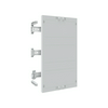Beépítőkészlet DIN-sínnel sorkapocshoz homloklappal 450mm x 250mm Easy PrismaSeT XL Schneider