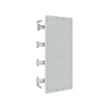 Beépítőkészlet DIN-sínnel sorkapocshoz homloklappal 600mm x 250mm Easy PrismaSeT XL Schneider