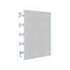 Beépítőkészlet DIN-sínnel sorkapocshoz homloklappal 750mm x 500mm Easy PrismaSeT XL Schneider