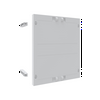 Homloklap teli 24M fehér 250mm x 300mm x 4U kezeletlen műanyag Easy PrismaSeT XL Schneider