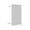 Homloklap teli 36M fehér 250mm x 450mm x 6U kezeletlen műanyag Easy PrismaSeT XL Schneider