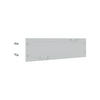 Homloklap teli 24M fehér 500mm x 150mm x 2U kezeletlen műanyag Easy PrismaSeT XL Schneider