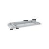 Elválasztólap vízszintes 250mm kezeletlen műanyag fehér Easy PrismaSeT XL Schneider