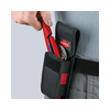 Elektronikai finomvágó fogó max.d0,2/1,6mm  nyitórugós piros-kék normál 150mm x szigetelt Slim Knips KNIPEX