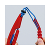 Elektronikai finomvágó fogó max.d0,2/1,6mm  nyitórugós piros-kék normál 150mm x szigetelt Slim Knips KNIPEX