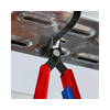 Elektronikai finomvágó fogó max.d0,2/1,6mm  nyitórugós piros-kék normál 150mm x szigetelt Slim Knips KNIPEX