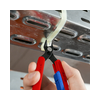 Elektronikai finomvágó fogó max.d0,2/1,6mm  nyitórugós piros-kék normál 150mm x szigetelt Slim Knips KNIPEX
