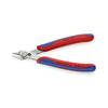 Elektronikai fogó 54HRC max.d1,6/1mm nyitórugós piros-kék normál 125mm Super Knips KNIPEX