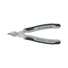 Elektronikai oldalcsípő fogó 54HRC max.d1,6/1mm nyitórugós szürke-fekete  Super Knips KNIPEX