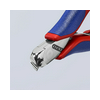 Homlokcsípő fogó elektronikai 56HRC max.d1,5/1/0,5mm 115mm 11mm-sz/fej KNIPEX