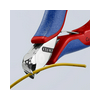 Homlokcsípő fogó elektronikai 56HRC max.d1,5/1/0,5mm 115mm 11mm-sz/fej KNIPEX