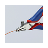 Vezetékcsupaszító fogó elektronikai csavarosan állítható piros-kék 0.10-0.80mm KNIPEX