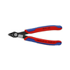 Elektronikai oldalcsípő fogó 62HRC max.d1,2/0,6mm nyitórugós piros-kék normál Super Knips KNIPEX
