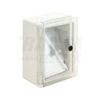 Elosztószekrény UV-álló falonkívüli műanyag átlátszó 1-es ajtó 100A 210mmx 280mmx TME TRACON